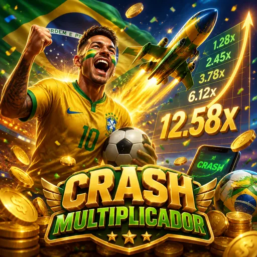 Gráfico de multiplicador de um crash game subindo