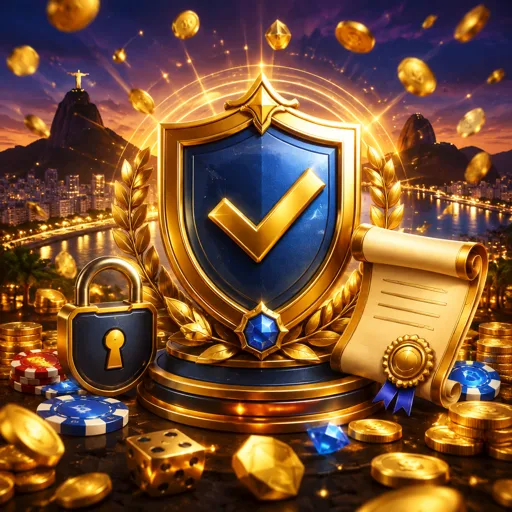 Selos de segurança e jogo responsável para maiores de 18 anos